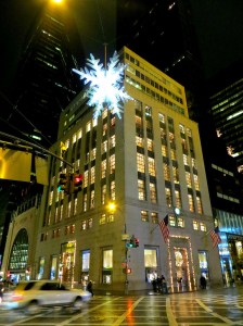 Birds eye view of the Unicef Snowflake, thanks to the Peninsula! 